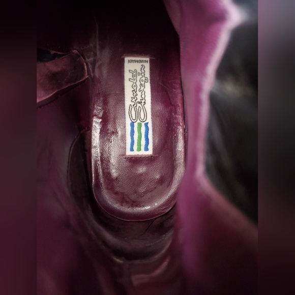 Arnold churgin leather Victorian pleated top boots. Size 40 (9.5) - Picture 8 of 11